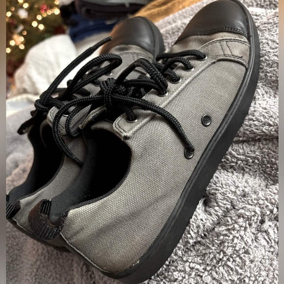 WOOBIES Men’s MOD-1 OD GREEN Canvas  Shoe Low Top Lace Up Size 6.5 Men 8 Women - Picture 4 of 10